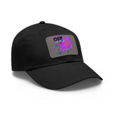 On Fleek Clothing 'WindyHair' Logo Dad Hat with Leather Patch