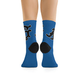 Alota Note$ Garmentry Monogram(Blk) DTG Socks-Tropical