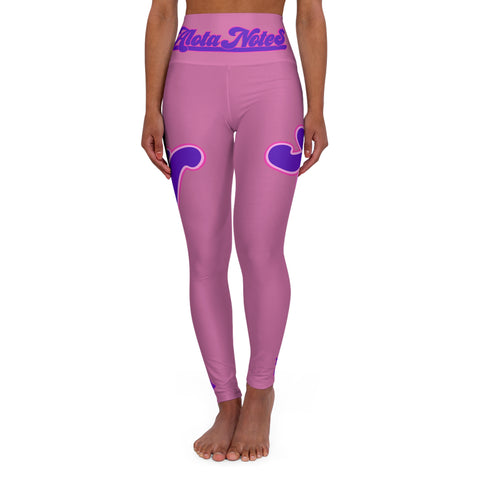 Alota Note$ Garmentry - ANG Fit+ High Waisted Yoga Leggings (Pretty Pink)