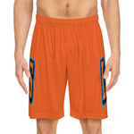 Gotham City Legends Basketball Shorts (AOP)-Orange/Royal/Orange