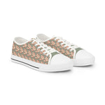 Alota Note$ Garmentry >$ Icon Pattern Men's Low Top Sneakers - DGMGR Seamoss