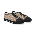 Alota Note$ Garmentry >$ Icon Pattern Men's Low Top Sneakers - DGMGR Seamoss