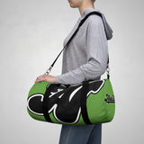 Alota Note$ Garmentry Lettermark Duffel Bag - Lime Green