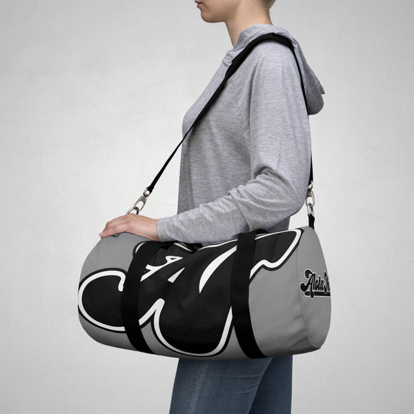 Alota Note$ Garmentry Lettermark Duffel Bag-Silver