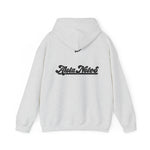 Alota Note$ Garmentry Black Lettermark x Wordmark Unisex Heavy Blend™ Hooded Sweatshirt (13 colors)