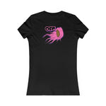 On Fleek Cosmetics Women's Favorite Tee - salmon logo