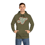 Alota Note$ Garmentry Lettermark & Monogram Unisex Fleece Hoodie - DGMGR