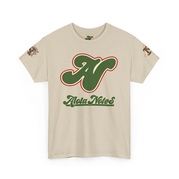 Alota Note$ Garmentry Lettermark-Wordmark Unisex Heavy Cotton Tee - DGMGR colorways