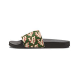 Alota Note$ Garmentry ‘>$’ Icon Pattern Women's Slide Sandals - DGMGR Forest