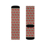 Alota Note$ Garmentry Dollar Sign Icon Pattern Sublimation Socks - Dont Get Mad Get Rich Colorway4