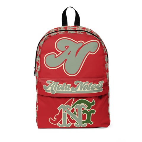 Alota Note$ Garmentry Unisex Classic Backpack - DGMGR Red