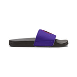 On Fleek Cosmetics Women's PU Slide Sandals-purple/hot pink