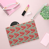 Alota Note$ Garmentry ‘>$’ Icon Pattern Clutch Bag - DGMGR Seamoss