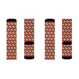 Alota Note$ Garmentry Dollar Sign Icon Pattern Sublimation Socks - Dont Get Mad Get Rich Colorway2