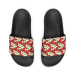 Alota Note$ Garmentry ‘>$’ Icon Pattern Men's Slide Sandals - DGMGR Red