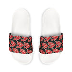 Alota Note$ Garmentry ‘>$’ Icon Pattern Men's Slide Sandals - DGMGR Black