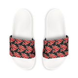 Alota Note$ Garmentry ‘>$’ Icon Pattern Men's Slide Sandals - DGMGR Black