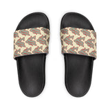 Alota Note$ Garmentry ‘>$’ Icon Pattern Women's Slide Sandals - DGMGR Oatmeal