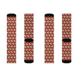 Alota Note$ Garmentry Dollar Sign Icon Pattern Sublimation Socks - Dont Get Mad Get Rich Colorway2