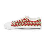 Alota Note$ Garmentry >$ Icon Pattern Men's Low Top Sneakers - DGMGR Red