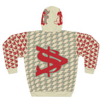 Alota Note$ '4Logo' Unisex Pullover Hoodie (AOP) 'DGMGR' Oatmeal