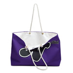 Alota Note$ Garmentry Lettermark Weekender Bag-Purple