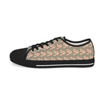 Alota Note$ Garmentry >$ Icon Pattern Men's Low Top Sneakers - DGMGR Seamoss