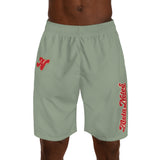 Alota Note$ Garmentry Men's Jogger Shorts (AOP) - DGMGR Seamoss