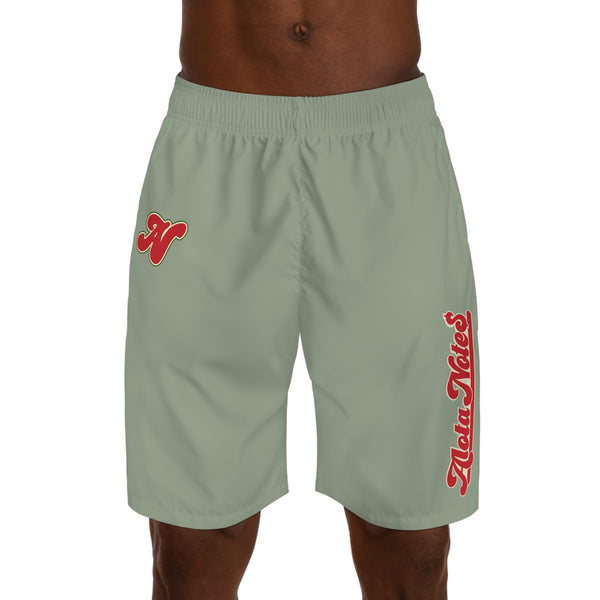 Alota Note$ Garmentry Men's Jogger Shorts (AOP) - DGMGR Seamoss