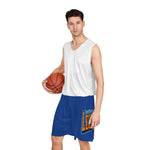 Gotham City Legends Basketball Shorts (AOP)-Royal/Orange