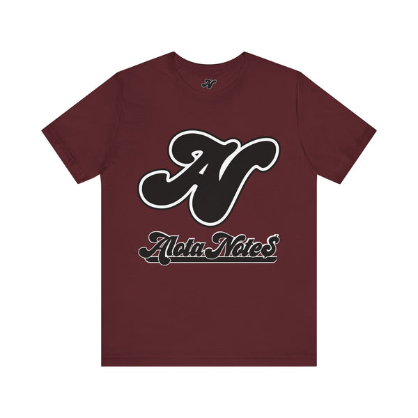 Alota Note$ Garmentry Lettermark-Wordmark Unisex Jersey Short Sleeve Tee