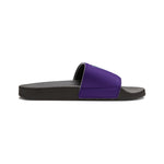 Gotham City Legends Men's PU Slide Sandals-Purple/Teal/Purple