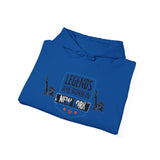 Gotham City Legends 'LEGENDS Are Born in NY' Unisex Heavy Blend™ Hooded Sweatshirt