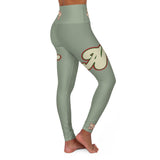 Yoga Leggings - Alota Note$ ANG Fit+ High Waisted Leggings (DGMGR Seamoss)