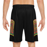 Gotham City Legends Basketball Shorts (AOP)-Black/Tomato/Goldenrod Lime/Pine