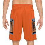 Gotham City Legends Basketball Shorts (AOP)-Orange/Royal/Orange