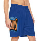 Gotham City Legends Basketball Shorts (AOP)-Royal/Orange