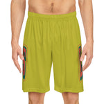 Gotham City Legends Basketball Shorts (AOP)-GoldenRod Lime/Tomato/Pine