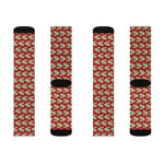 Alota Note$ Garmentry Dollar Sign Icon Pattern Sublimation Socks - Dont Get Mad Get Rich Colorway2