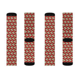 Alota Note$ Garmentry Dollar Sign Icon Pattern Sublimation Socks - Dont Get Mad Get Rich Colorway2