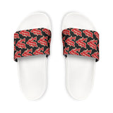 Alota Note$ Garmentry ‘>$’ Icon Pattern Men's Slide Sandals - DGMGR Black