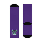 Gotham City Legends Cushioned Crew Socks - Purple/Purple/Teal