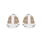 Alota Note$ Garmentry >$ Icon Pattern Men's Low Top Sneakers - DGMGR Seamoss