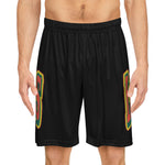 Gotham City Legends Basketball Shorts (AOP)-Black/Tomato/Goldenrod Lime/Pine