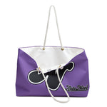 Alota Note$ Garmentry Lettermark Weekender Bag-Lavender