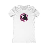 On Fleek Cosmetics Women's Favorite Tee - hot pink logo