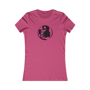 On Fleek Cosmetics Women's Favorite Tee - hot pink logo