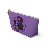 On Fleek Cosmetics Accessory Pouch w T-bottom - Lavender/Purple