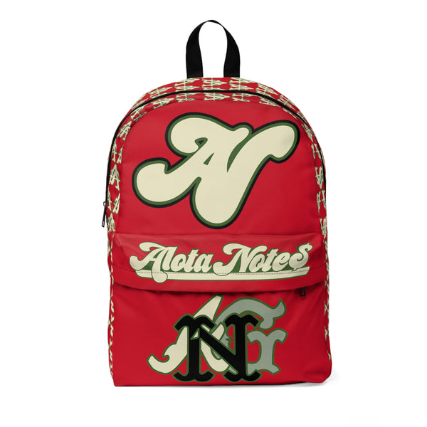 Alota Note$ Garmentry Unisex Classic Backpack - DGMGR True Red