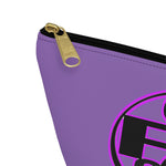 On Fleek Cosmetics Accessory Pouch w T-bottom - Lavender/Purple